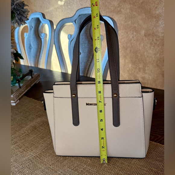 Montana West Cream and Brown Women's Bag - Picture 9 of 10